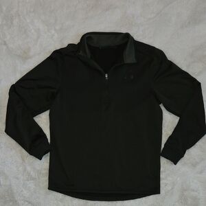 Under Armour Coldgear Dark Green 1/4 Zip Performance Pullover